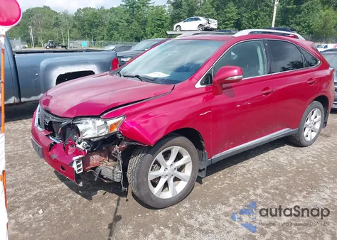 2011 Lexus Rx 350 from USA, damaged, VIN 2T2BK1BA6BC091925